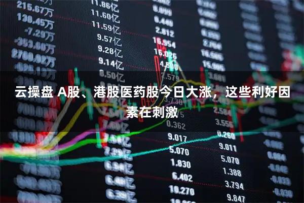 云操盘 A股、港股医药股今日大涨，这些利好因素在刺激