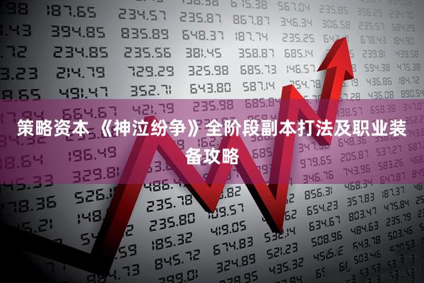 策略资本 《神泣纷争》全阶段副本打法及职业装备攻略